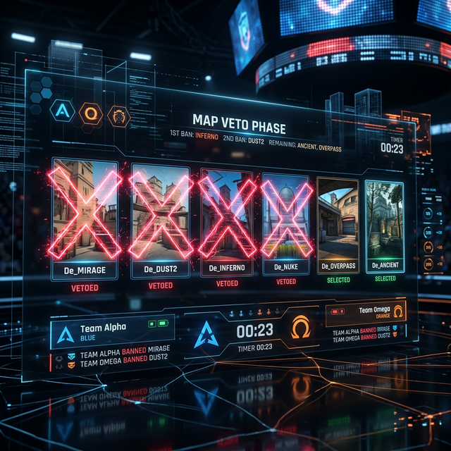 CS2 Ставки на Драфты: Чтение Map Veto и Десайдер-Ловушек